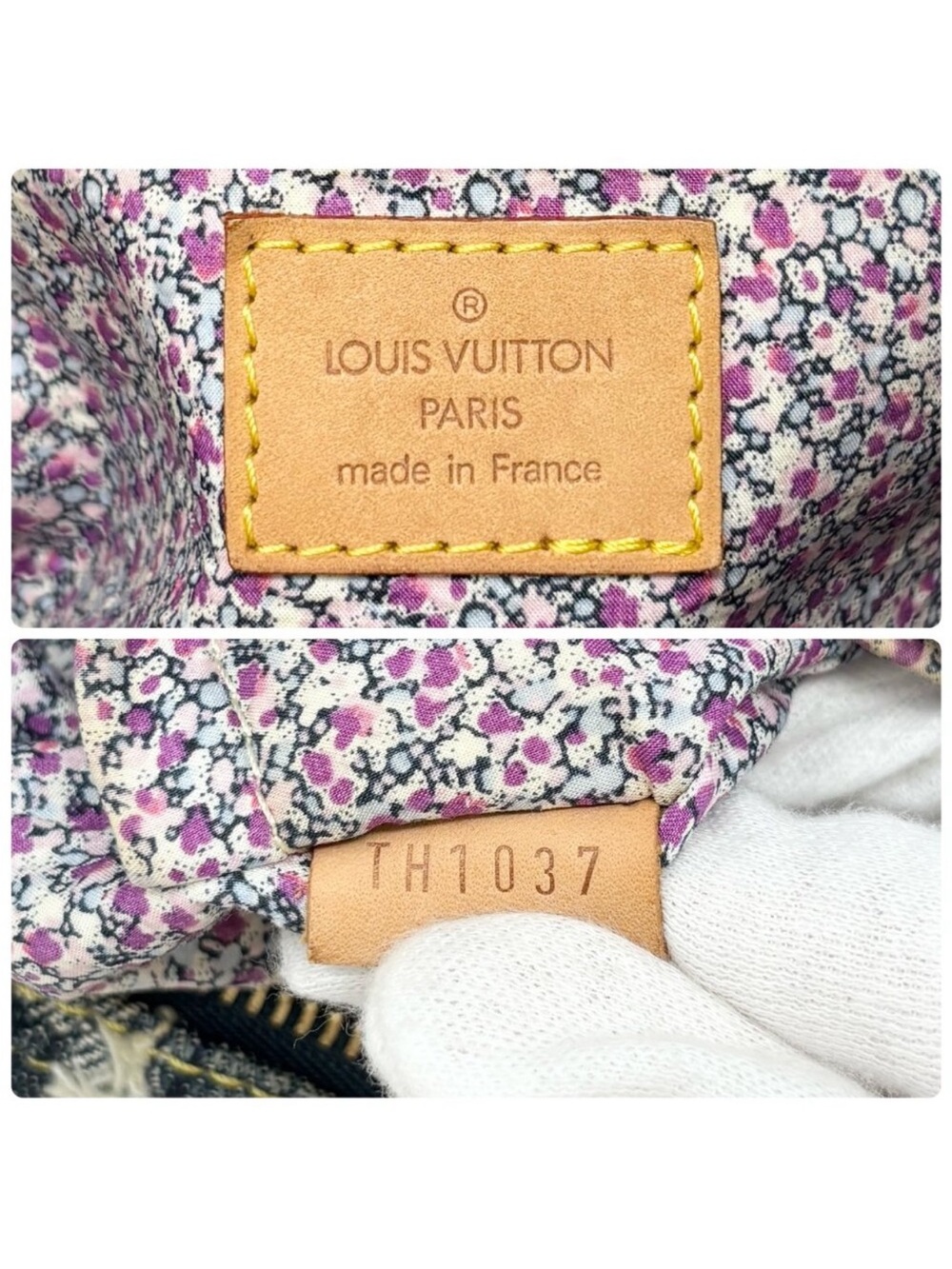 Louis Vuitton Monogram Denim Speedy 30 Blue Shoulder Bag - Picture 8 of 8